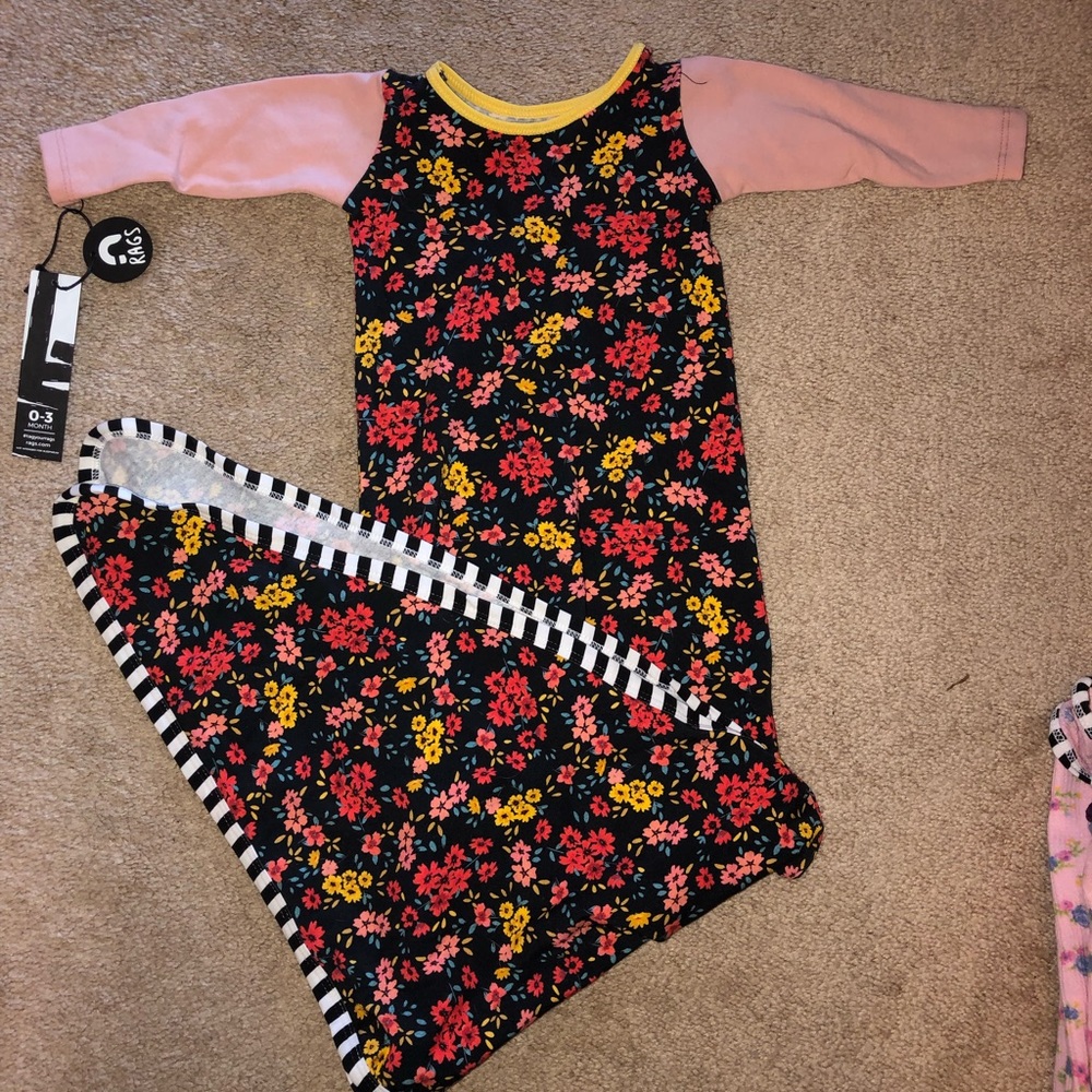 NWT Rag pouch floral